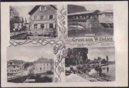 Gest. W-7608 Willstätt Gasthaus Am Giessen Kinzigwehr Sandgass, Feldpost 1916 - Offenburg