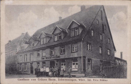 Gest. W-7730 Schwenningen Gasthaus Zum Grünen Baum, Briefmarke Entfernt, Min. Best. - Villingen - Schwenningen