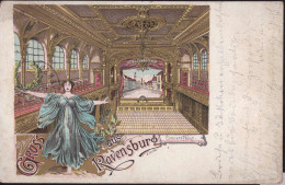 Gest. W-7980 Ravensburg Concerthaus 1897, Etwas Best. - Ravensburg