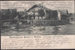 Gest. W-8084 Bachern Weißbierbrauerei Am Wörthsee 1901 - Fürstenfeldbruck