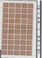 Denmark; Christmas Seals. Full Sheet 1917   MNH** Minor Damage - Feuilles Complètes Et Multiples