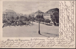 Gest. W-8220 Traunstein Maxplatz 1902 - Traunstein