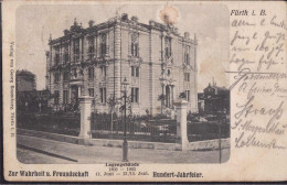 Gest. W-8510 Fürth 100 Jahre Loge 1903, Min. Best. - Fürth