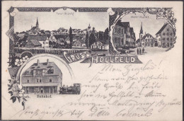 Gest. W-8607 Hollfeld Bahnhof Oberer Markt 1905 - Bamberg