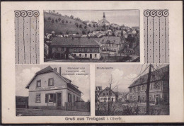 Gest. W-8651 Trebgast Bäckerei Konditorei Häußinger 1929 - Kulmbach