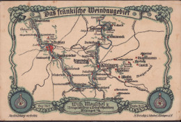 Gest. W-8710 Kitzingen Das Weinbaugebiet 1922 - Kitzingen