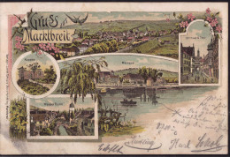 Gest. W-8713 Marktbreit Diverse Motive 1898 - Kitzingen