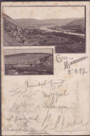 * W-8763 Klingenberg Am Main Blick Zum Ort 1897, Fleckig - Miltenberg A. Main