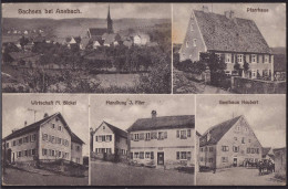 Gest. W-8802 Sachsen Gasthaus Neubert Handlung Flier Gasthaus Bickel 1928 - Ansbach