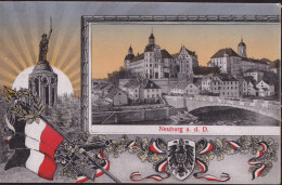 Gest. W-8858 Neuburg Teil Des Ortes 1915 - Donauwoerth