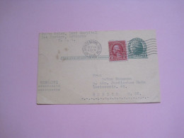 USA Postcard 1935 To Germany - Usados