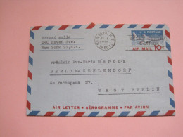 USA Letter 1960 To Germany - Gebraucht