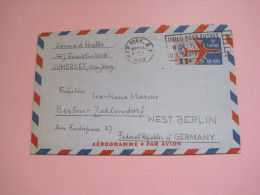 USA Letter 1962 To Germany - Used Stamps