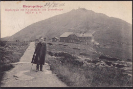 Gest. Schneekoppe Koppenplan Riesenbaude 1911 - Schlesien