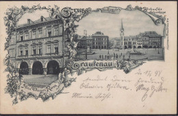 Gest. Trautenau Hotel Gasthaus Weisses Roß 1898 - Schlesien