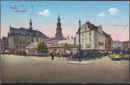 Gest. Posen Alter Markt, Feldpost 1915 - Posen