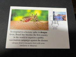 26-3-2024 (4 Y 8) Spike In Dengue Fever [like Malaria] In Brazil, National Public Vaccinatinon Campaign (OZ Stamp) - Disease