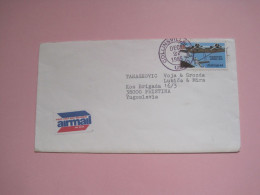 USA Letter 1985 To Yugoslavia - Used Stamps