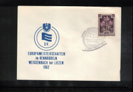 Austria 1962 Luge European Championship Weissenbach Bei Liezen Interesting Cover - Hiver