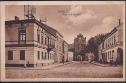 Gest. Wehlau Post Steintor 1924 - Ostpreussen