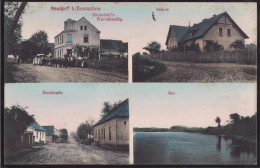 Gest. Neudorf Bei Bentschen Ostbrandenburg Warenhandlung Micholski Dorfstraße Schule 1912 - Westpreussen