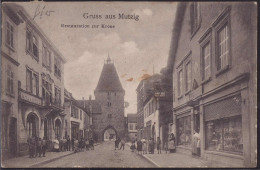 Gest. Mutzig Gasthaus Zur Krone 1909 - Elsass