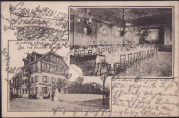 Gest. Wolfisheim Hotel Gasthaus Heymann 1904 - Elsass