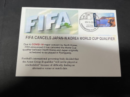 26-3-2024 (4 Y 8) Football - FIFA World Cup 2026 Qualifier Cancel Due To COVID-19 Concern - Japan V North Korea - Autres & Non Classés