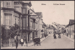 Gest. Mitau Schloß-Straße, Feldpost 1916 - Latvia