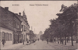 Gest. Kowno Kaiser-Wilhelm-Straße, Feldpost 1918 - Lituania