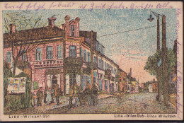 Gest. Lida Wilnaer Straße, Feldpost 1917 - Litouwen