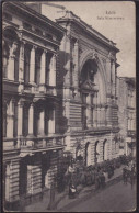 Gest. Lodz Konzerthaus 1910, Briefmarke Entfernt, Ecken Etwas Best. - Polen