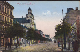 Gest. Warschau Leszno-Straße, Feldpost 1915 - Polen