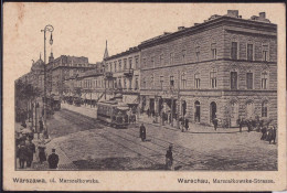 Gest. Warschau Marszalkowskastraße Feldpost 1916 - Polen