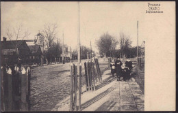 Gest. Pruzana Schloßstraße, Feldpost 1916 - Weißrussland