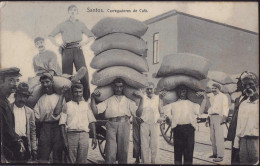 Gest. Brasilien Santos Verladung Von Kaffee 1908 - Autres & Non Classés