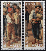 MALTA - 2014 - SET MNH ** - EUROPA 2014 - National Musical Instruments - Malta