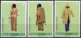 MALTA - 2018 - SET OF 3 STAMPS MNH ** - Traditional Costumes - Malta