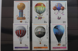 Polen 2729-2734 Postfrisch Ballons #SE160 - Sonstige & Ohne Zuordnung