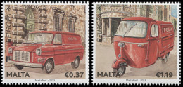 MALTA - 2013 - SET OF 2 STAMPS MNH ** - Postal Vehicles - Malta