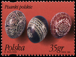 POLAND - 1995 - STAMP MNH ** - Decoration And Painting Of Easter Eggs - Nuovi