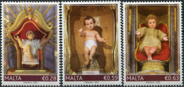 MALTA - 2019 - SET OF 3 STAMPS MNH ** - Christmas 2019 - Malta