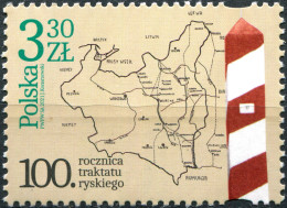 POLAND - 2021 - STAMP MNH ** - 100th Anniversary Of The Treaty Of Riga - Unused Stamps