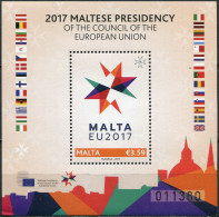 MALTA - 2017 - S/S MNH ** - Maltese Presidency Of The Council Of The EU - Malta