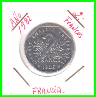 FRANCIA – MONEDAS DE 2 FRANCOS AÑOS 1979 – 2000  – ESTA MONEDA ES DEL AÑO 1981 - SEMBRADOR-O.ROTY-CUPRONÍQUEL - KM 942 - 2 Francs