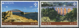 MALTA - 2018 - SET OF 2 STAMPS MNH ** - Bridges - Malta