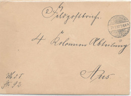 Gest., Brief DSW Feldpostbrief Lüderitzbucht 1907 - Africa Tedesca Del Sud-Ovest