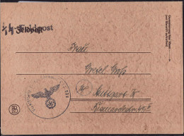 SS-Feldpostbrief FP Nr. L12038 LGPQ Nürnberg Dienststelle - Andere & Zonder Classificatie