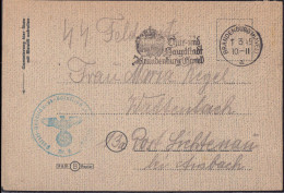 SS-Feldpostbrief Polizei-Ausbildungsbt. No. 6 1.3.1945 - Other & Unclassified