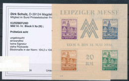 ** SBZ Block 5 Xa III Gepr. Schulz 2024 - Other & Unclassified